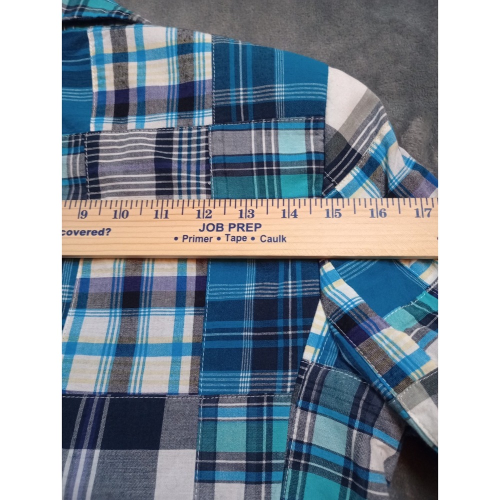 Talbots Summer Madras Patchwork Plaid Blazer Wome… - image 8